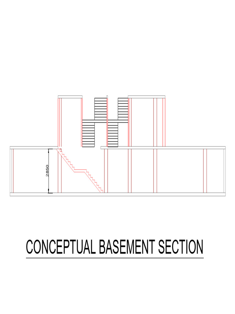 Conceptual Basement Section | PDF