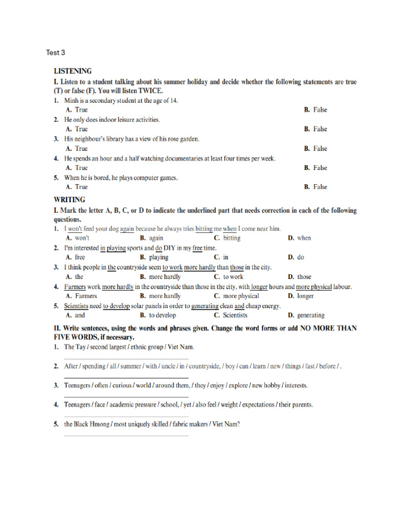 Test 3 | PDF