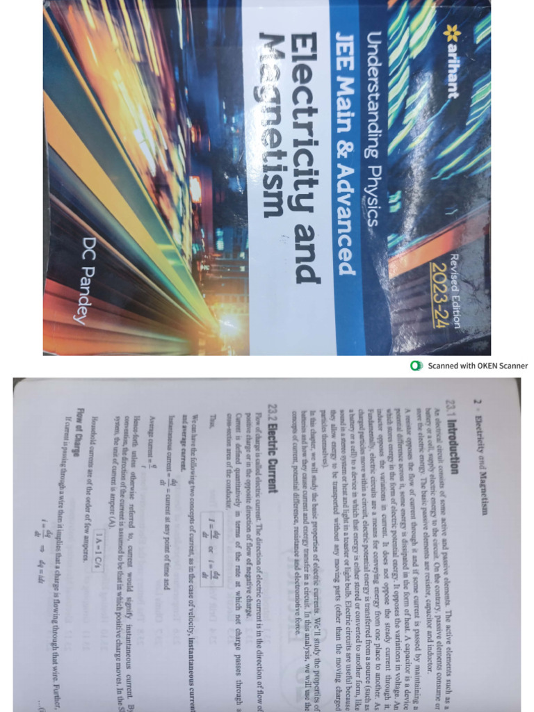 Physics DC Pandey (Current Electricity) | PDF