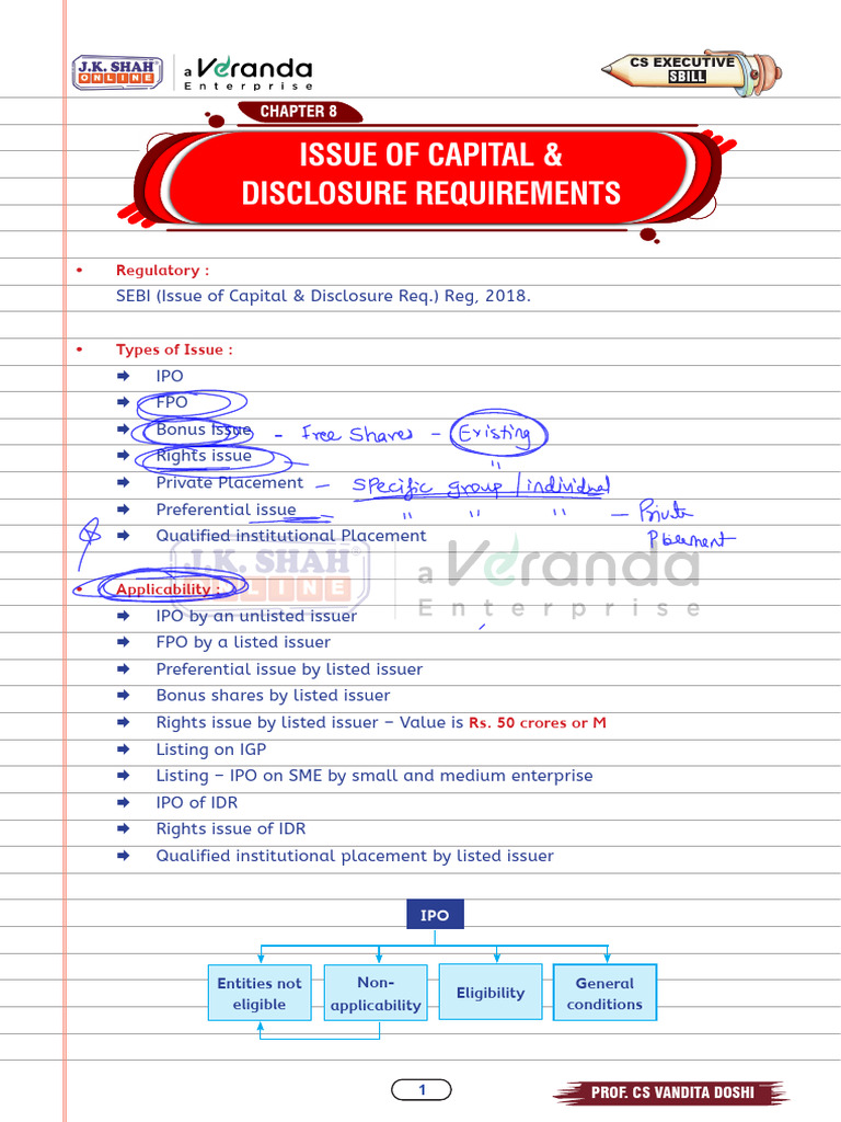 Capital Market Regulations Overview | PDF | Securities (Finance ...