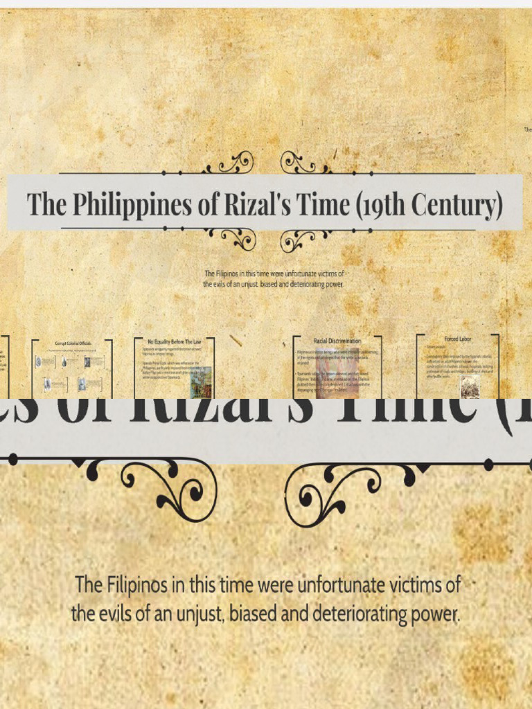 The Philippines of Rizals Time 19th Century | PDF