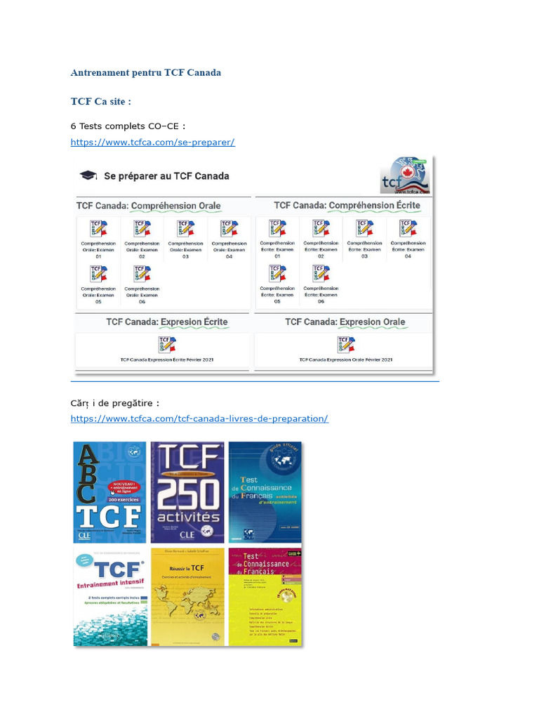 Resurse TCF | PDF
