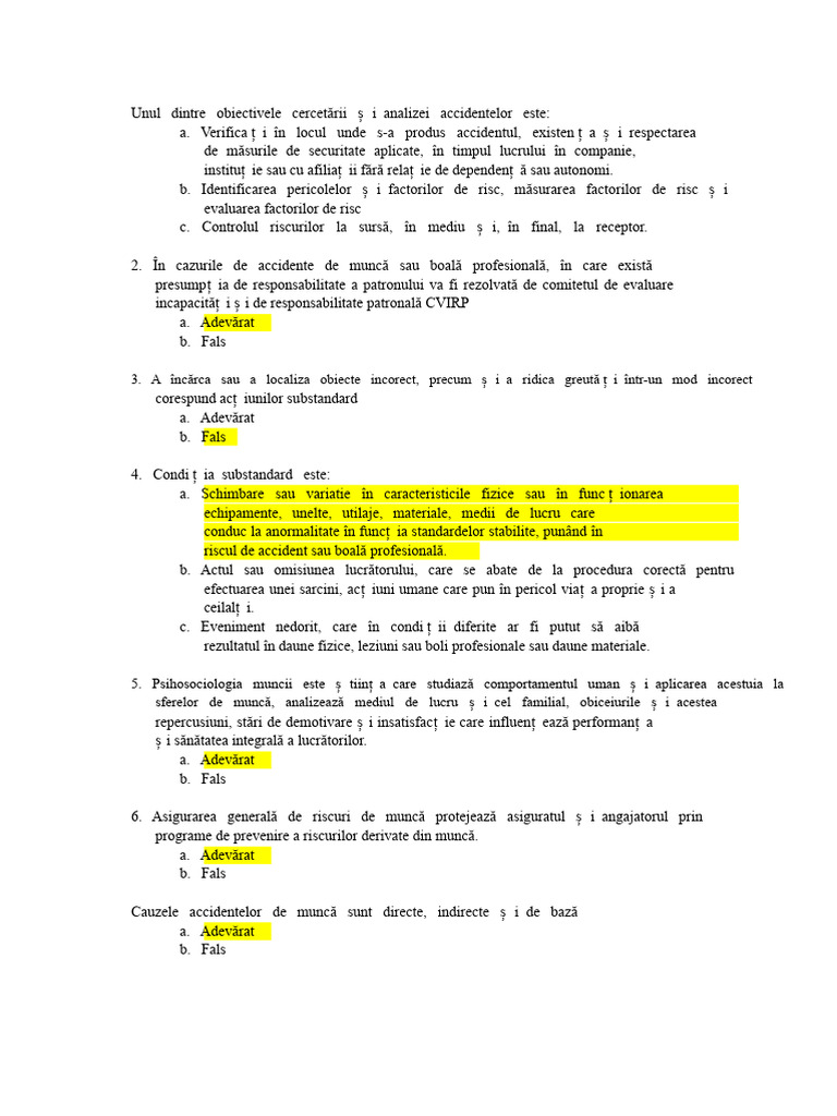 Model Examen Setec 2 | PDF