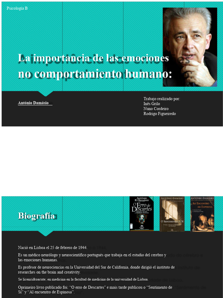 Emociones y Toma de Decisiones en Damásio | PDF | Las emociones | Mente