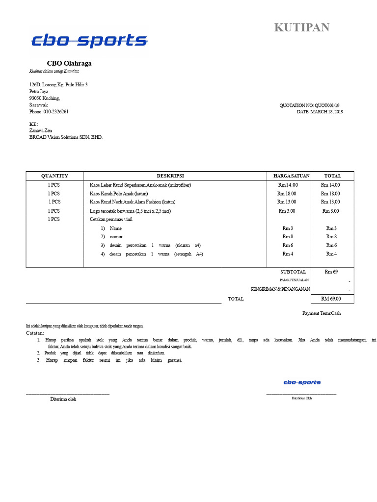 Contoh format kutipan | PDF