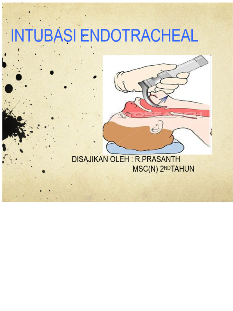 Penyisipan Tabung Endotrakeal | PDF
