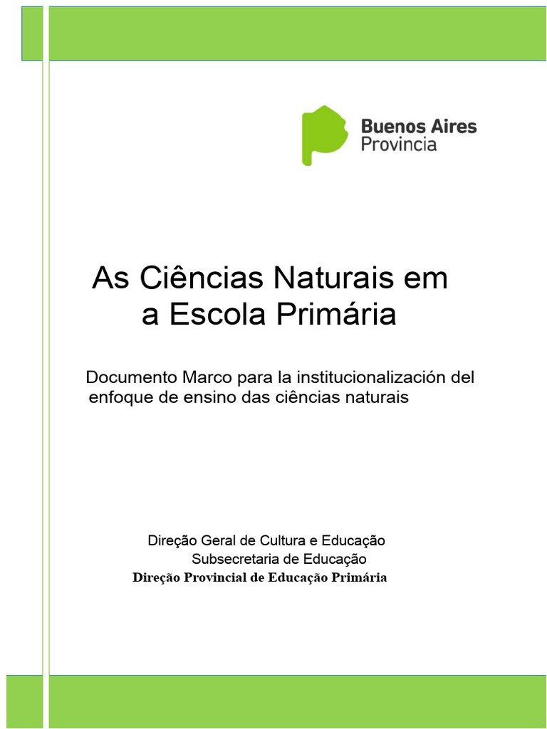 Ensino de Ciências Naturais na Primária | PDF | Science | Aprendizado