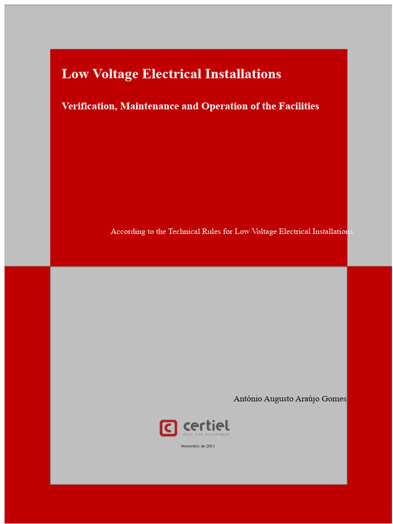 Low Voltage Electrical Installations | PDF | Verification And ...