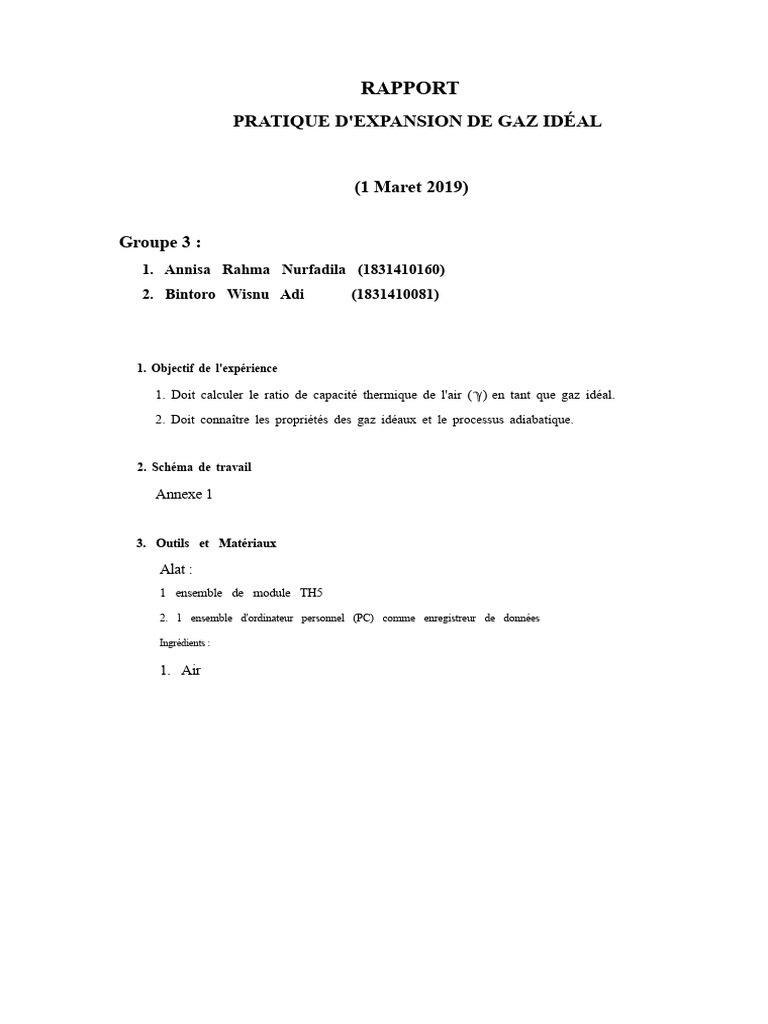 Thermodynamique | PDF | Pression | Capacité thermique