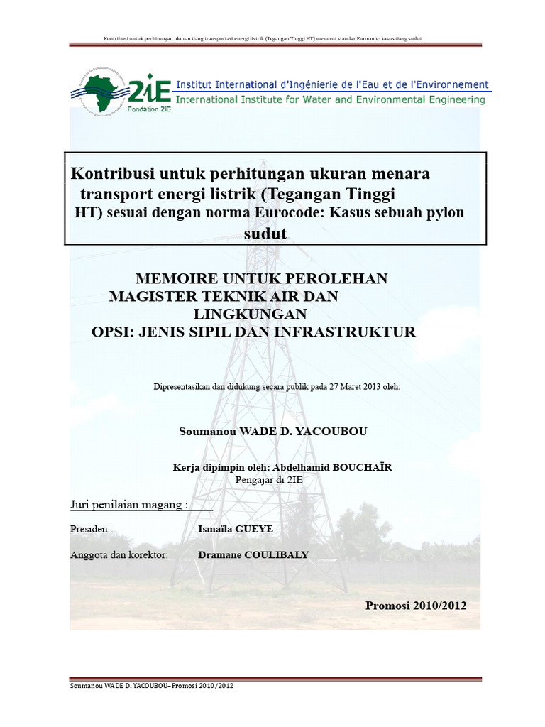 Perhitungan Dimensi Tiang | PDF