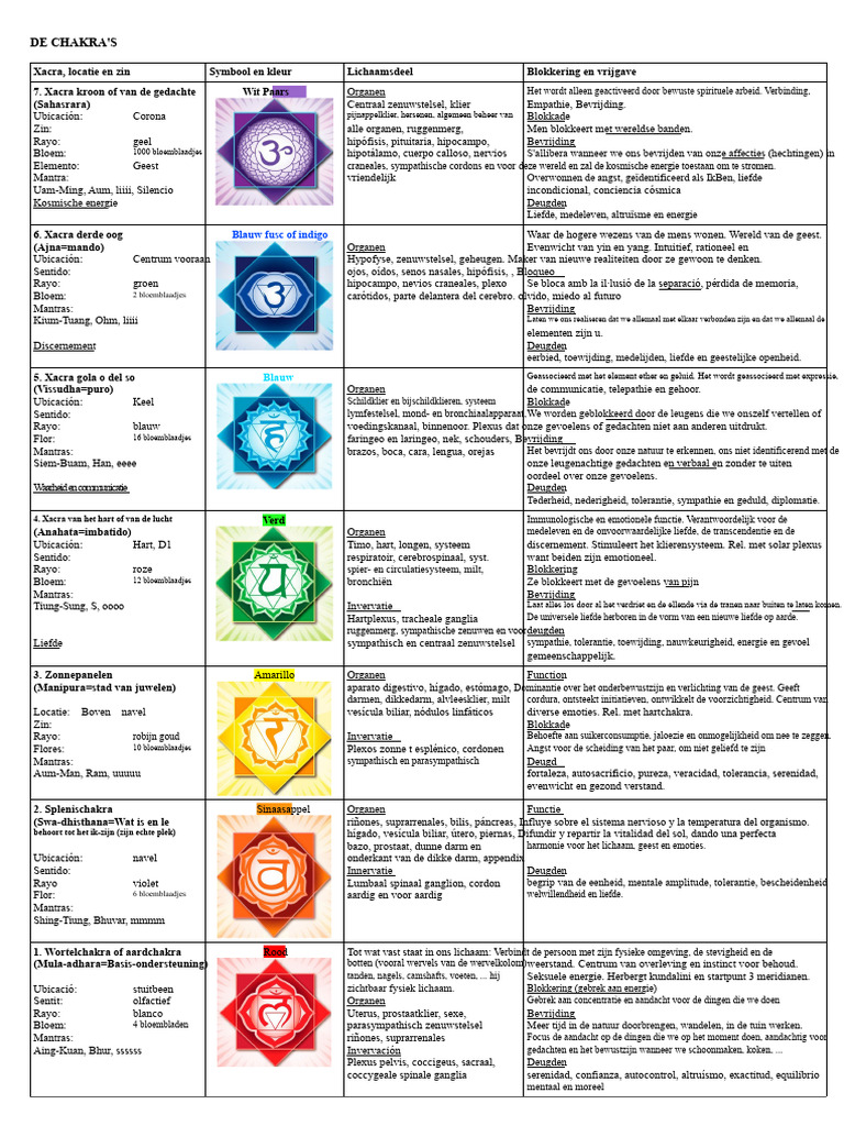 De Chakra's | PDF