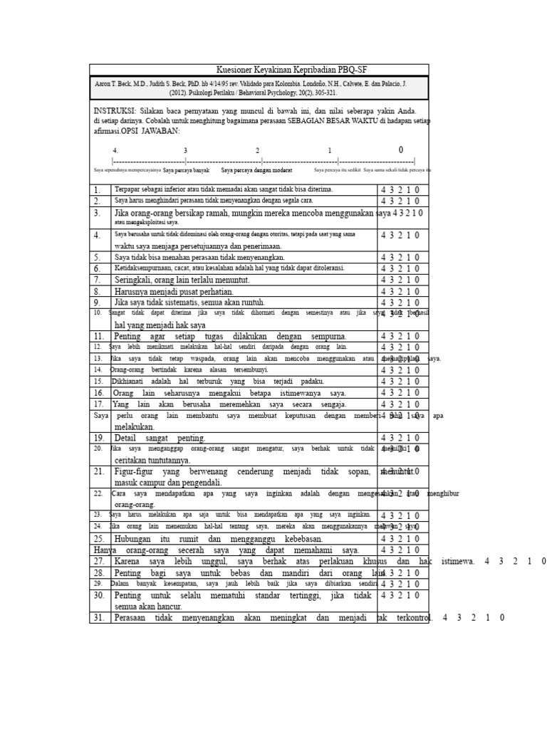 Protokol PBQ PDF | PDF