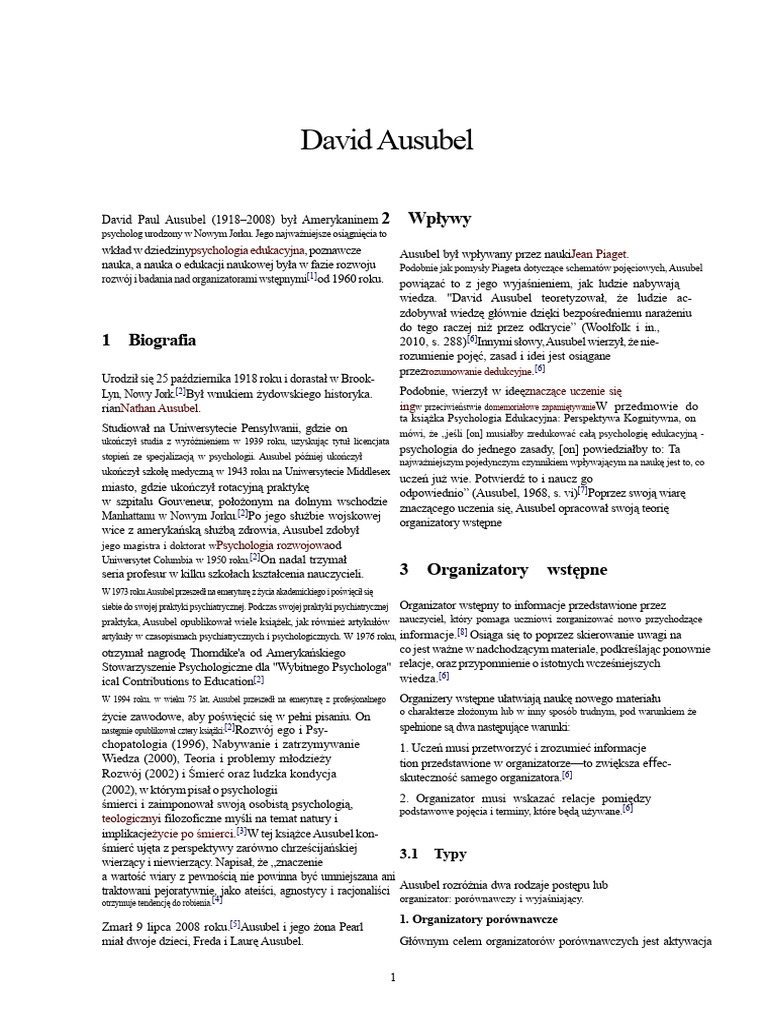 David Ausubel | PDF