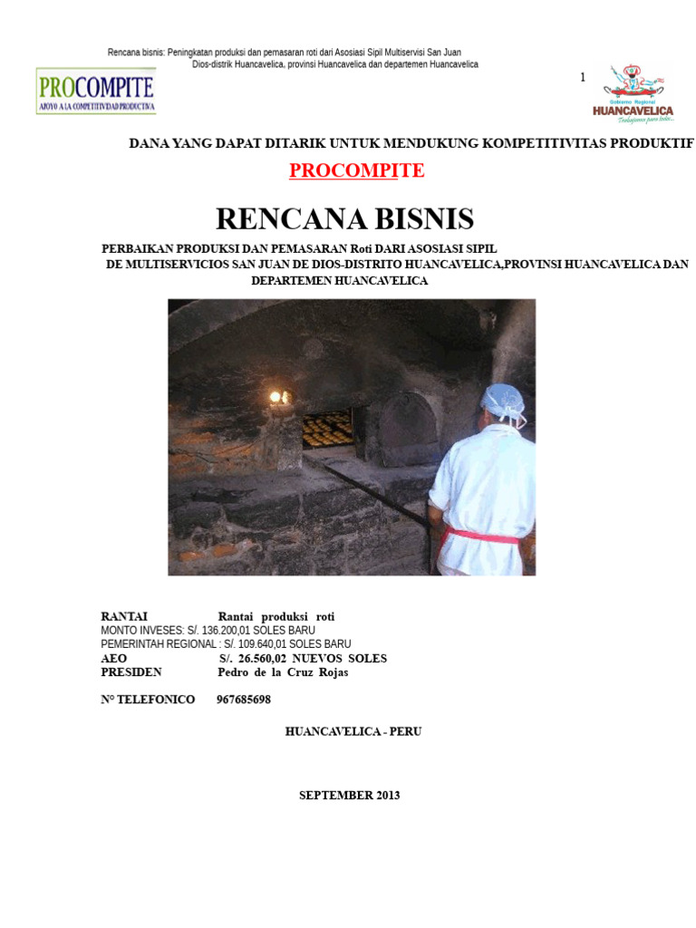 Rencana Bisnis - Toko Roti | PDF