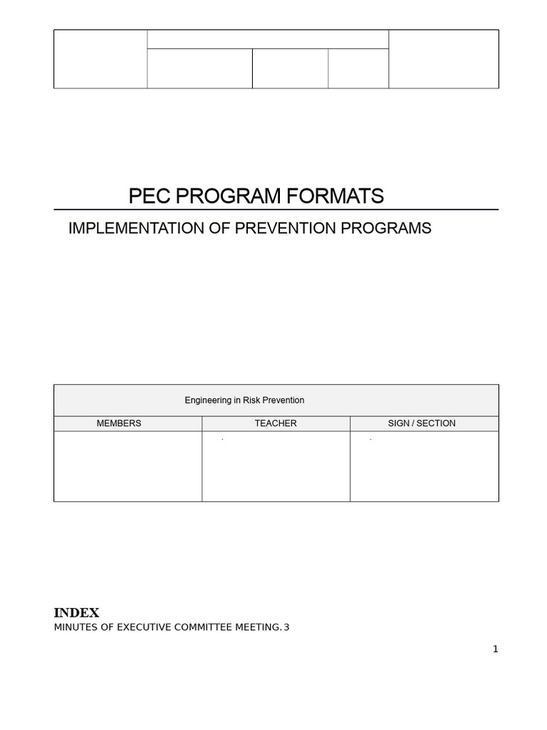 Risk Prevention Program Overview | PDF | Personal Protective Equipment ...