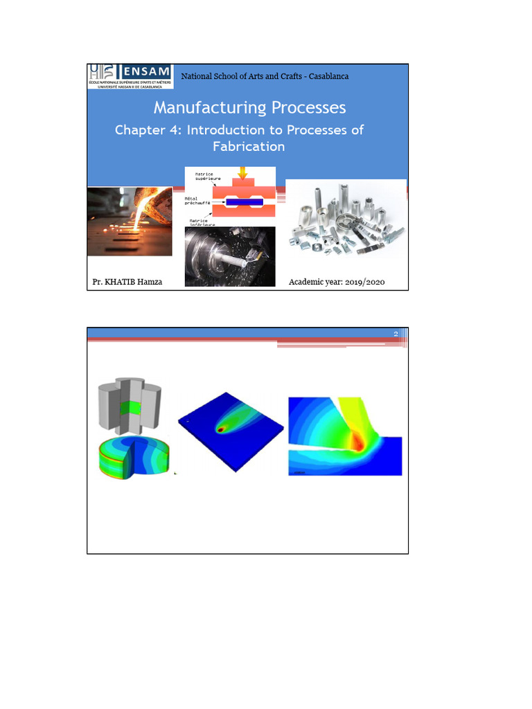 Mechanical Manufacturing Processes Overview | PDF | Metals | Materials ...