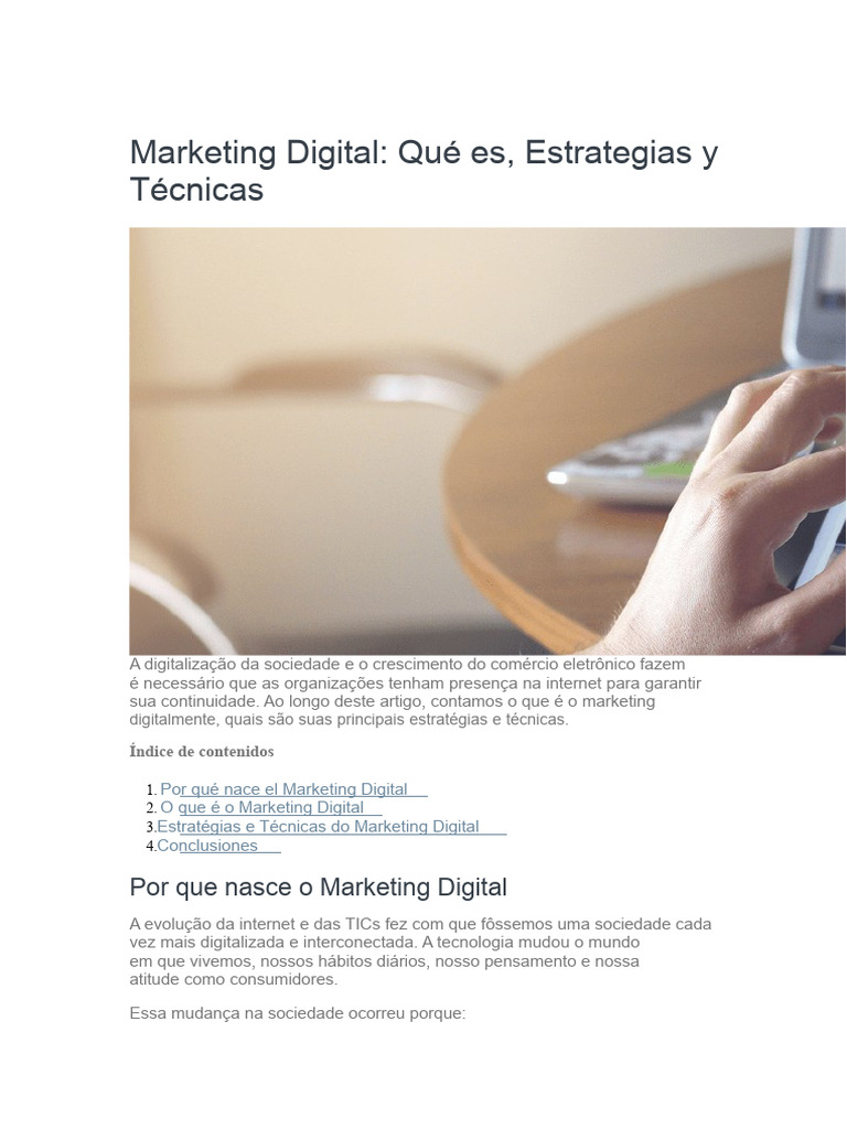 Marketing Digital: Estratégias e Técnicas | PDF | Marketing | E-commerce