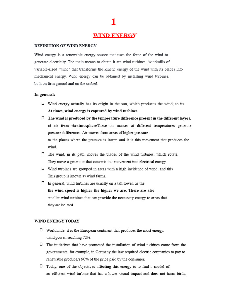 Understanding Wind Energy Basics | PDF | Wind Power | Atmosphere Of Earth