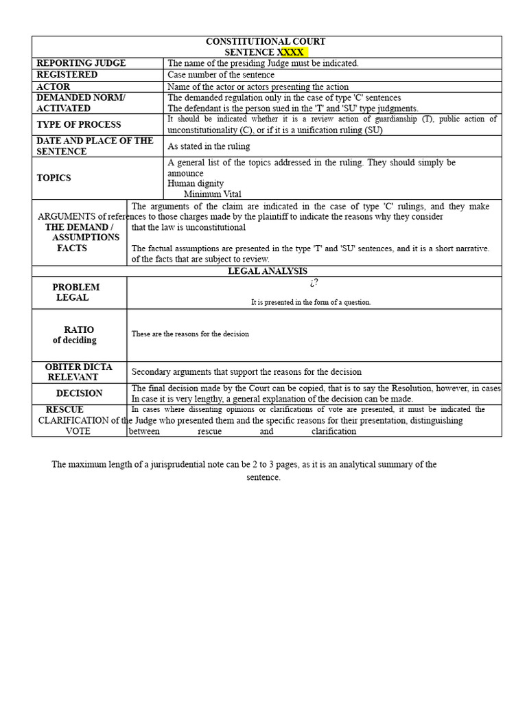 Jurisprudential File Model | PDF | Judge | Judgment (Law)