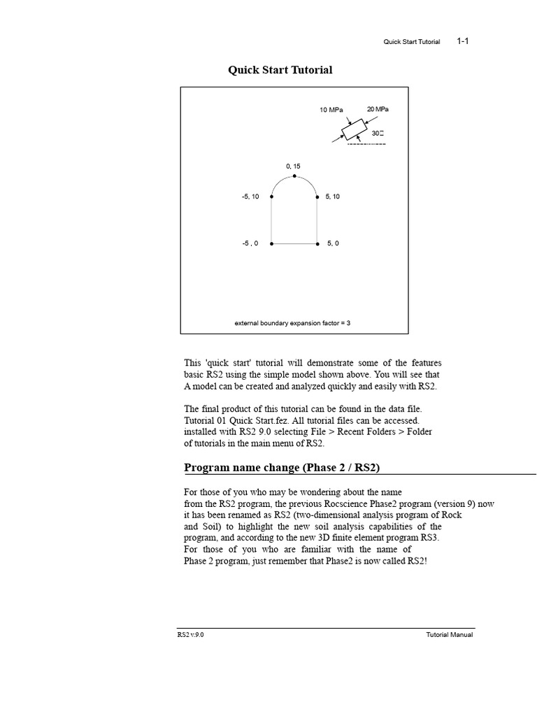 RS2 Quick Start Tutorial Guide | PDF | Software