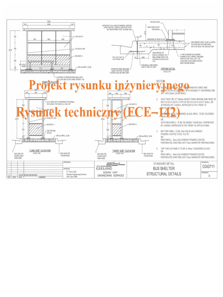 Rysunek Techniczny - Prezentacja Liter I Linii | PDF