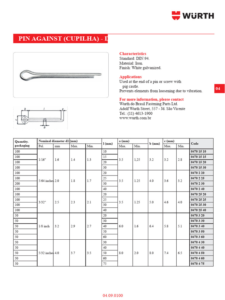 04.09.0100_Counter-pin | PDF