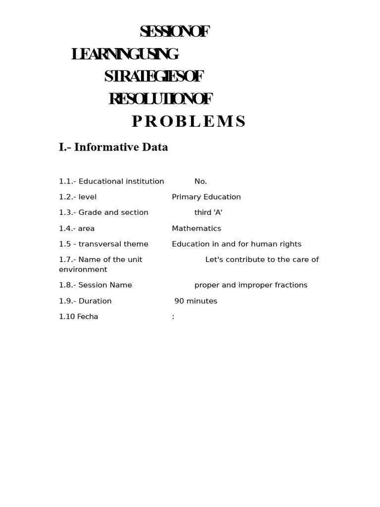 Problem-Solving in Fraction Education | PDF | Learning | Psychology