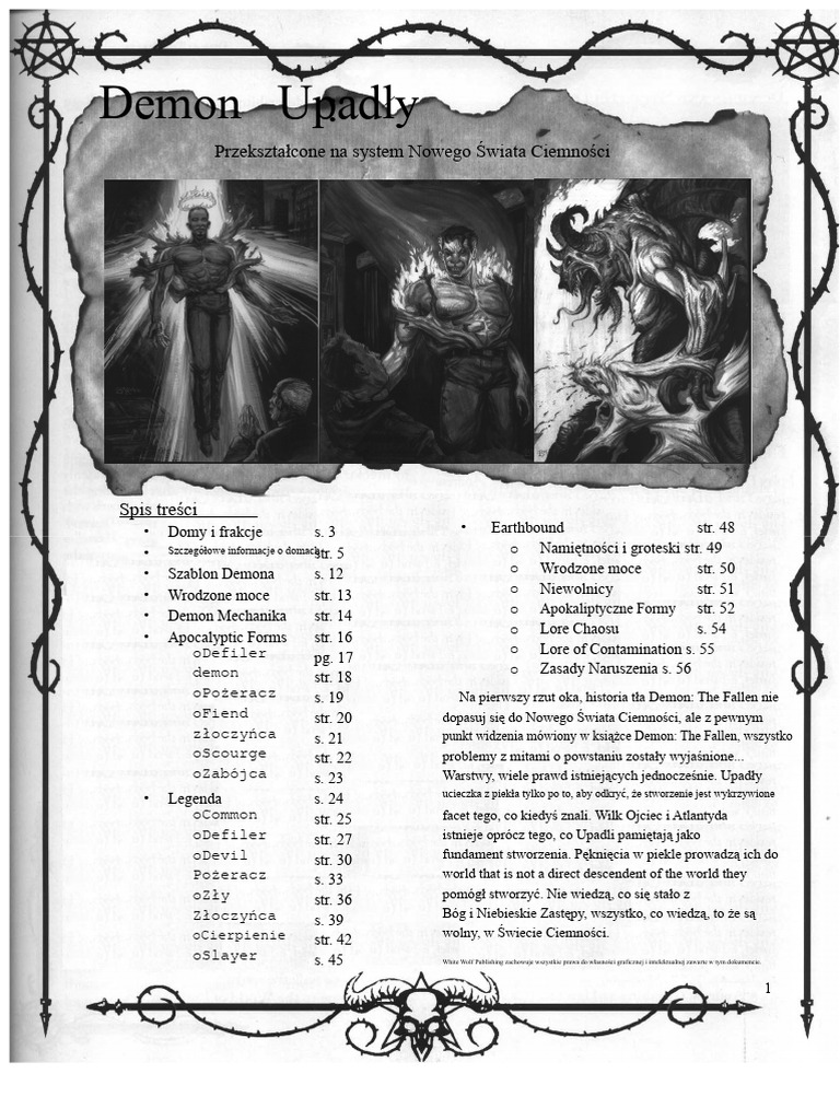 Demon Upadły | PDF