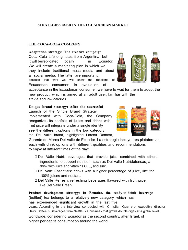 Marketing Strategies - Coca-Cola, Pepsi Cola, and Big Cola | PDF ...