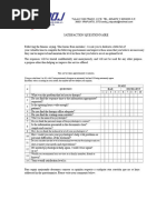 Client Satisfaction Questionnaire (CSQ-8) | PDF | Psychological ...