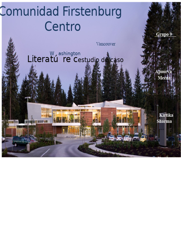 Centro Comunitario Firstenburg en Vancouver | PDF | Agua | Techo