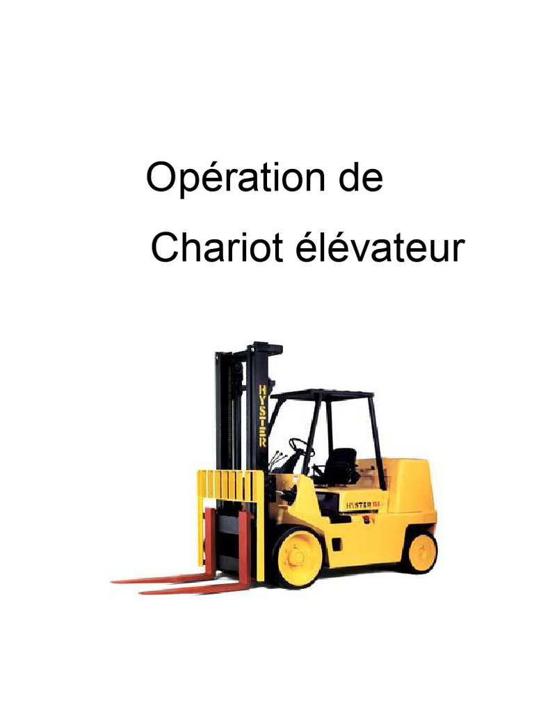 Guide de sécurité pour chariots élévateurs | PDF | Chariot élévateur ...