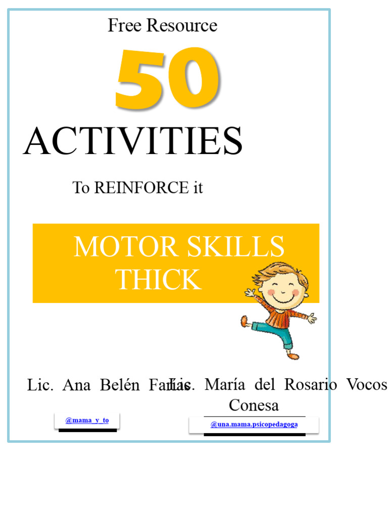 Gross Motor Skills Activities for Kids | PDF | Motor Coordination