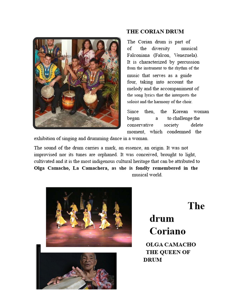 THE CORIAN DRUM.docx | PDF | Musicology | Performing Arts