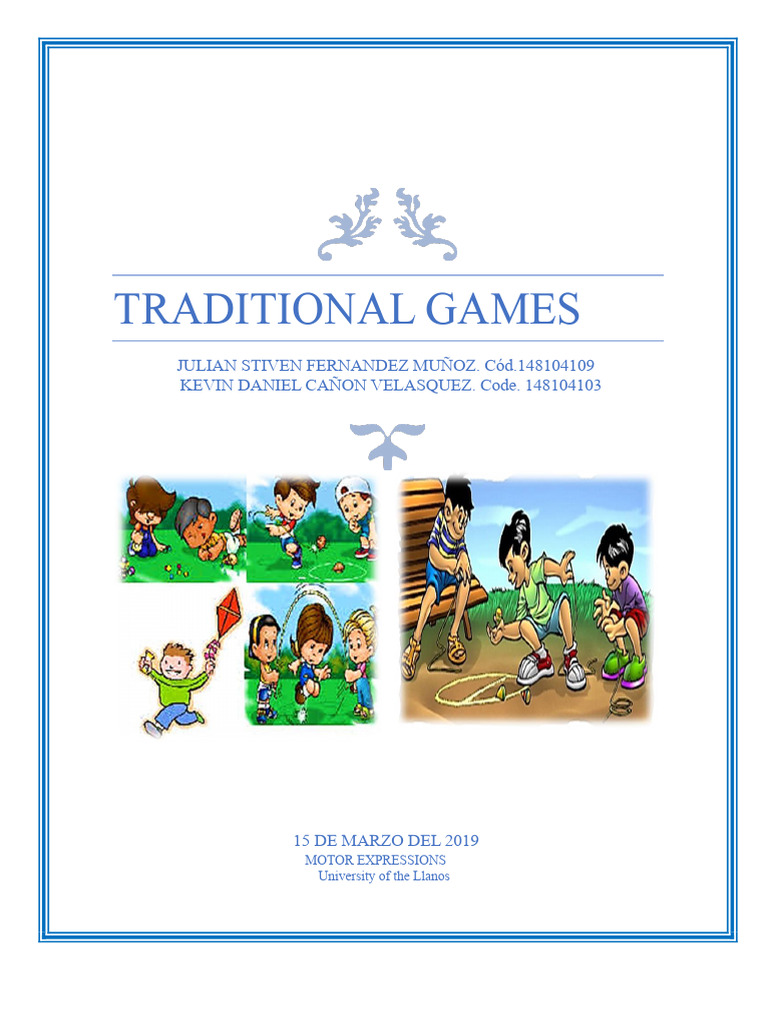 Traditional Games for Physical Education | PDF | Pitcher