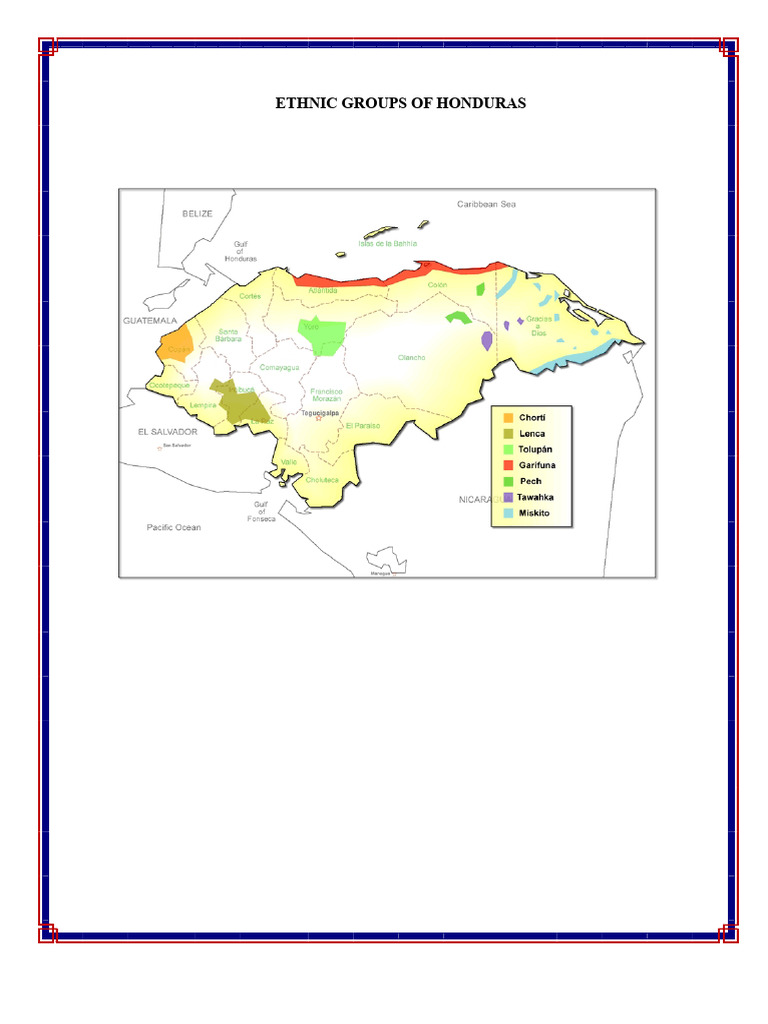 Ethnic Groups of Honduras 2 | PDF | Honduras