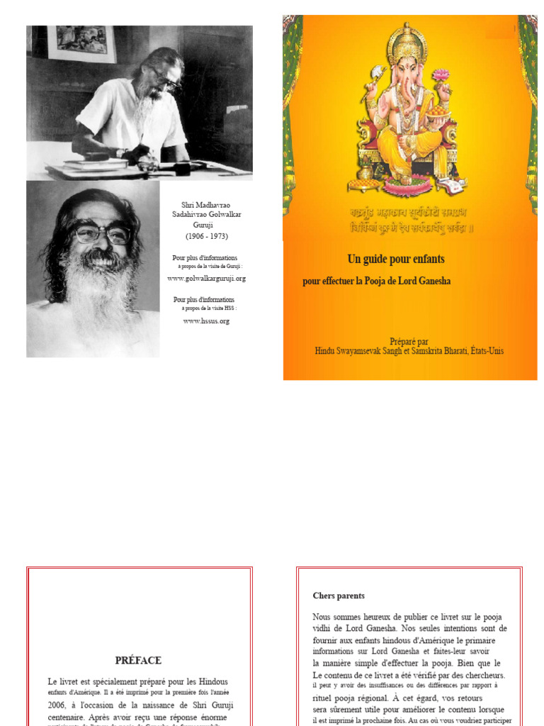 Guide de Pooja pour Lord Ganesha | PDF | Religions indiennes ...
