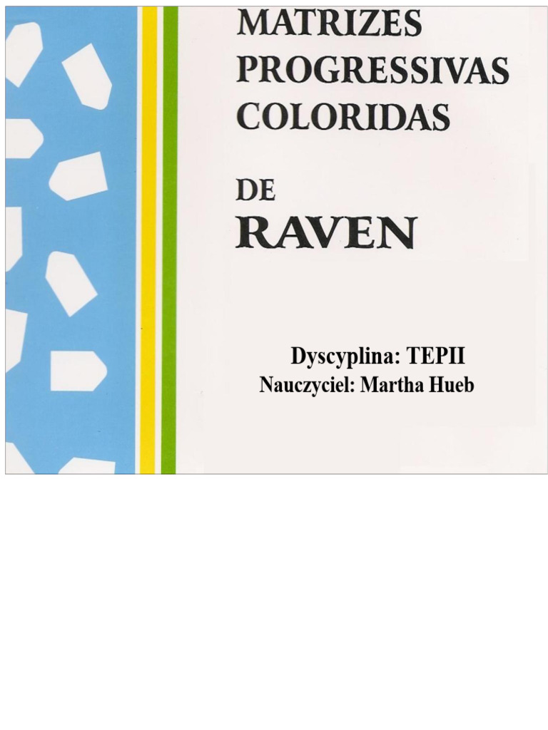 RAVEN Kolorowe Matryce | PDF
