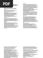 Monopoly Game Rules and Speed Die Guide | PDF