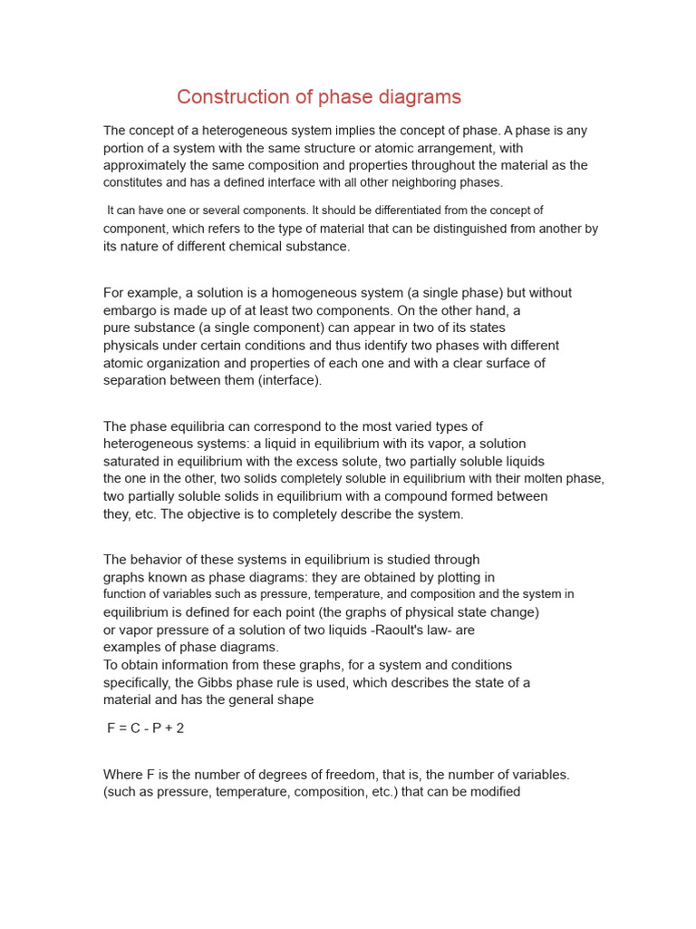 Understanding Phase Diagrams in Chemistry | PDF | Phase (Matter ...