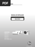 Manual Multi Split Isntalacao