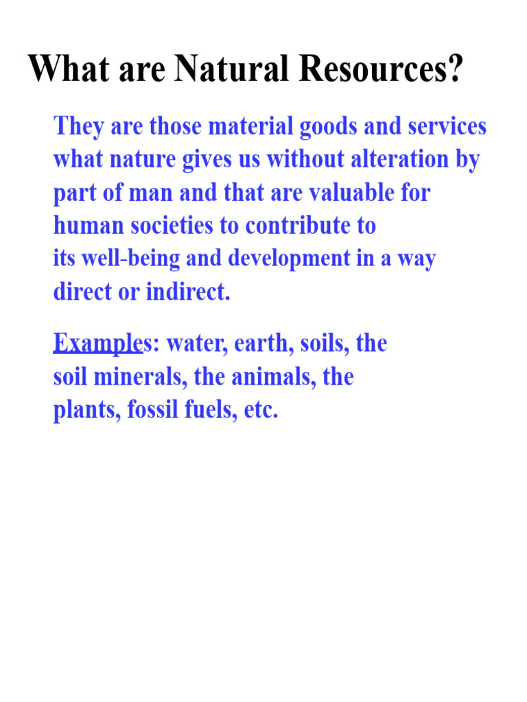 Understanding Natural Resources and Biomass | PDF | Fuels | Natural ...