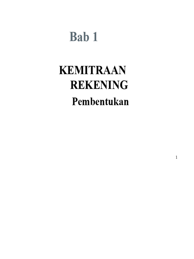 Panduan Lengkap Kemitraan Bisnis | PDF