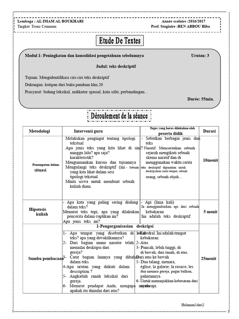 Teks Deskriptif | PDF