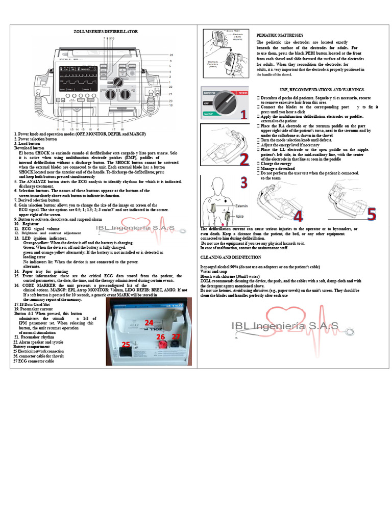 ZOLL MSeries Pediatric Defibrillator Guide | PDF