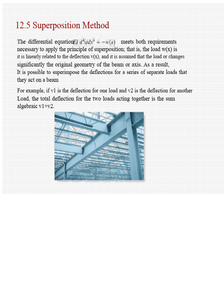 Lesson 1.12.1 Beam Deflection | PDF | Beam (Structure) | Moment ...