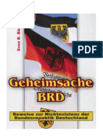 Buchter Geheimsache BRD Beweise Zur Nichexistenz Der Bundesrepublik Deutschland 20073