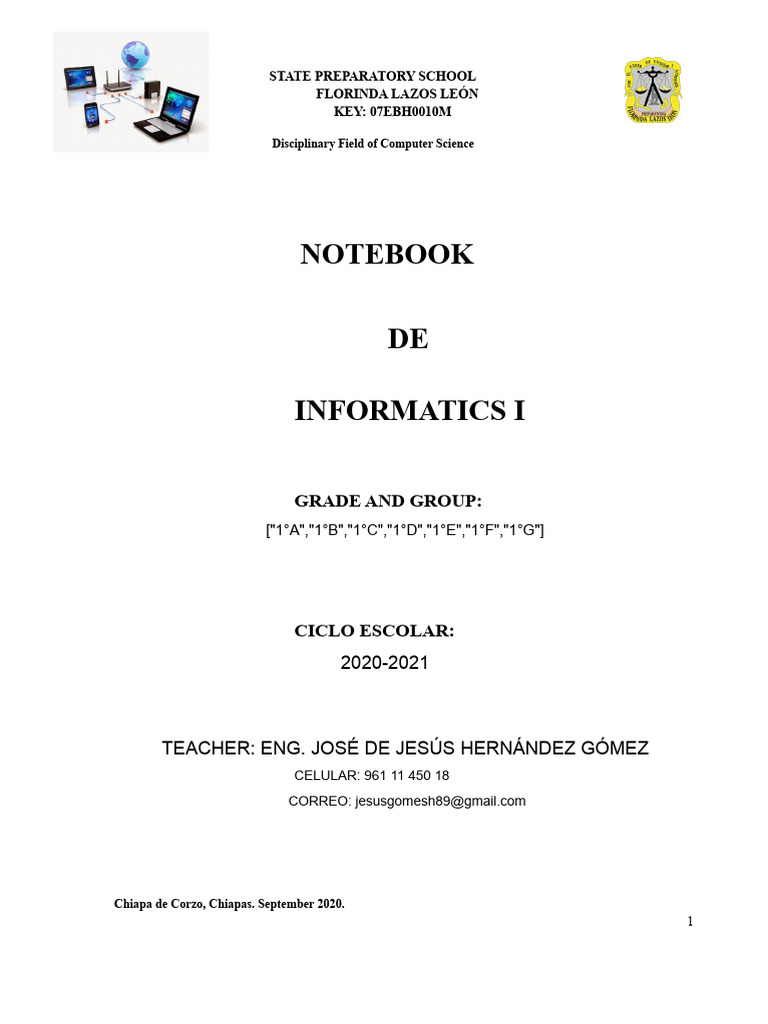 Computer Science Workbook I | PDF | Information And Communications ...