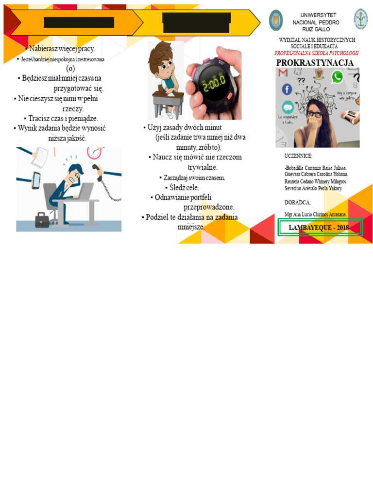 Tr jdzielny Prokrastynacja PDF