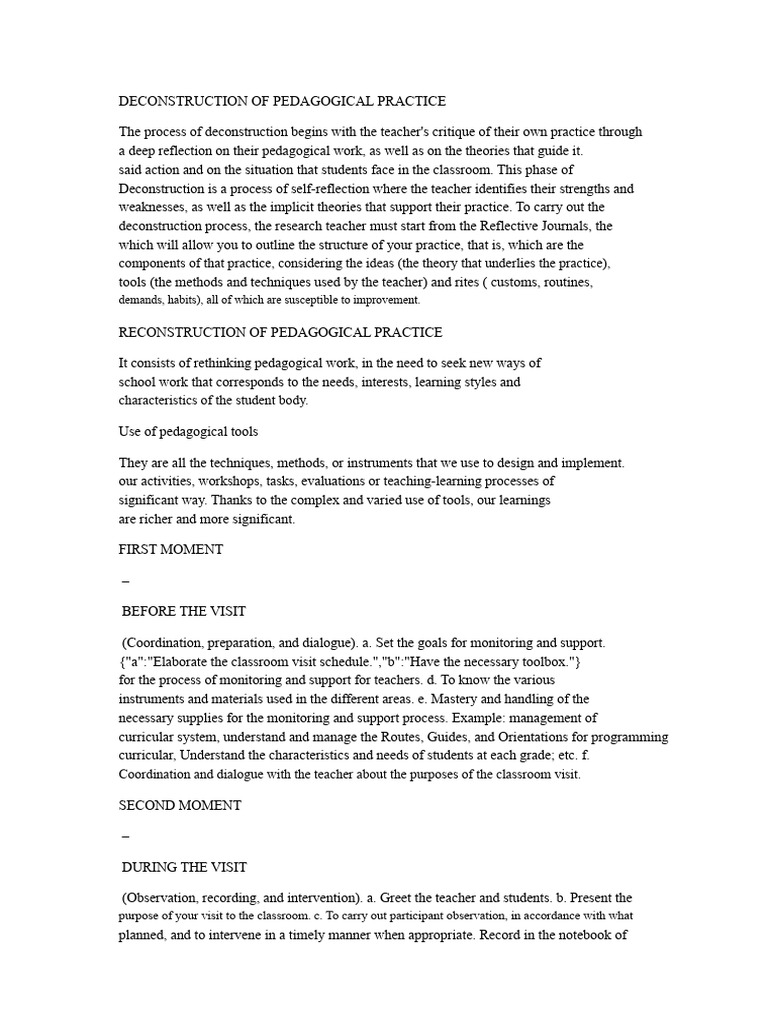 Deconstructing and Reconstructing Pedagogy | PDF | Pedagogy | Teachers
